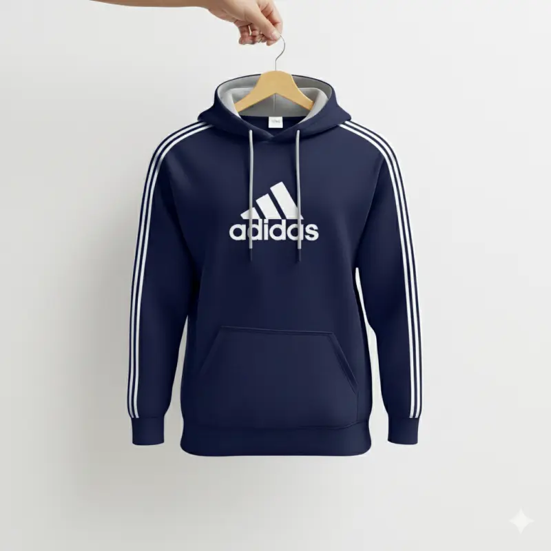 Premium Adidas Navy Hoodie