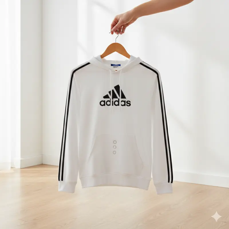Premium Adidas Hoodie White