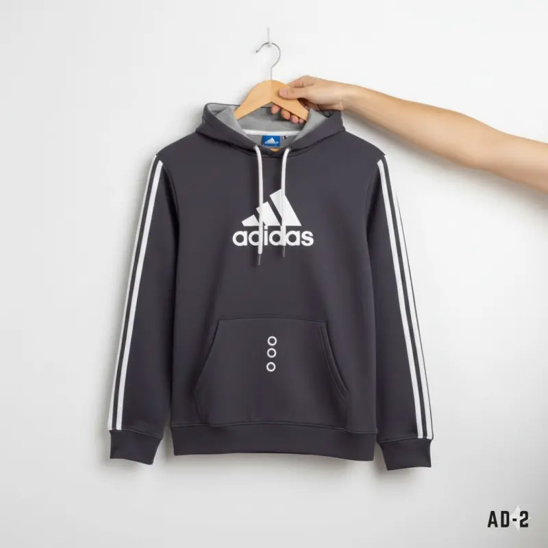 Premium Adidas Hoodie Deep Ash